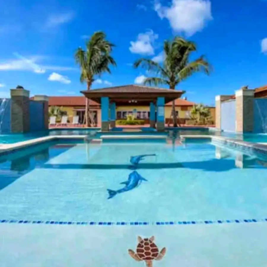Family Apartment With Pool In Aruba Palm Beach